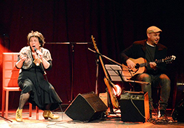 Ariel Naón con Liliana Herrero
